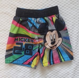 Toddler Mickey Mouse Swim Trunks